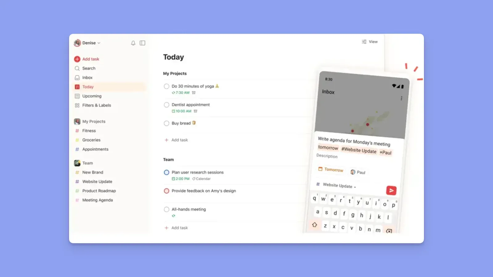 todoist UI