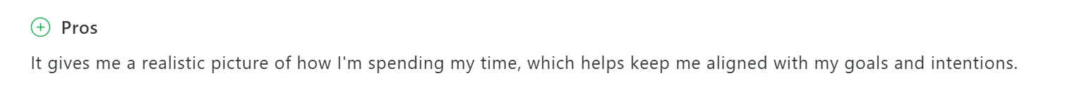 Sunsama Customer Reviews Pros