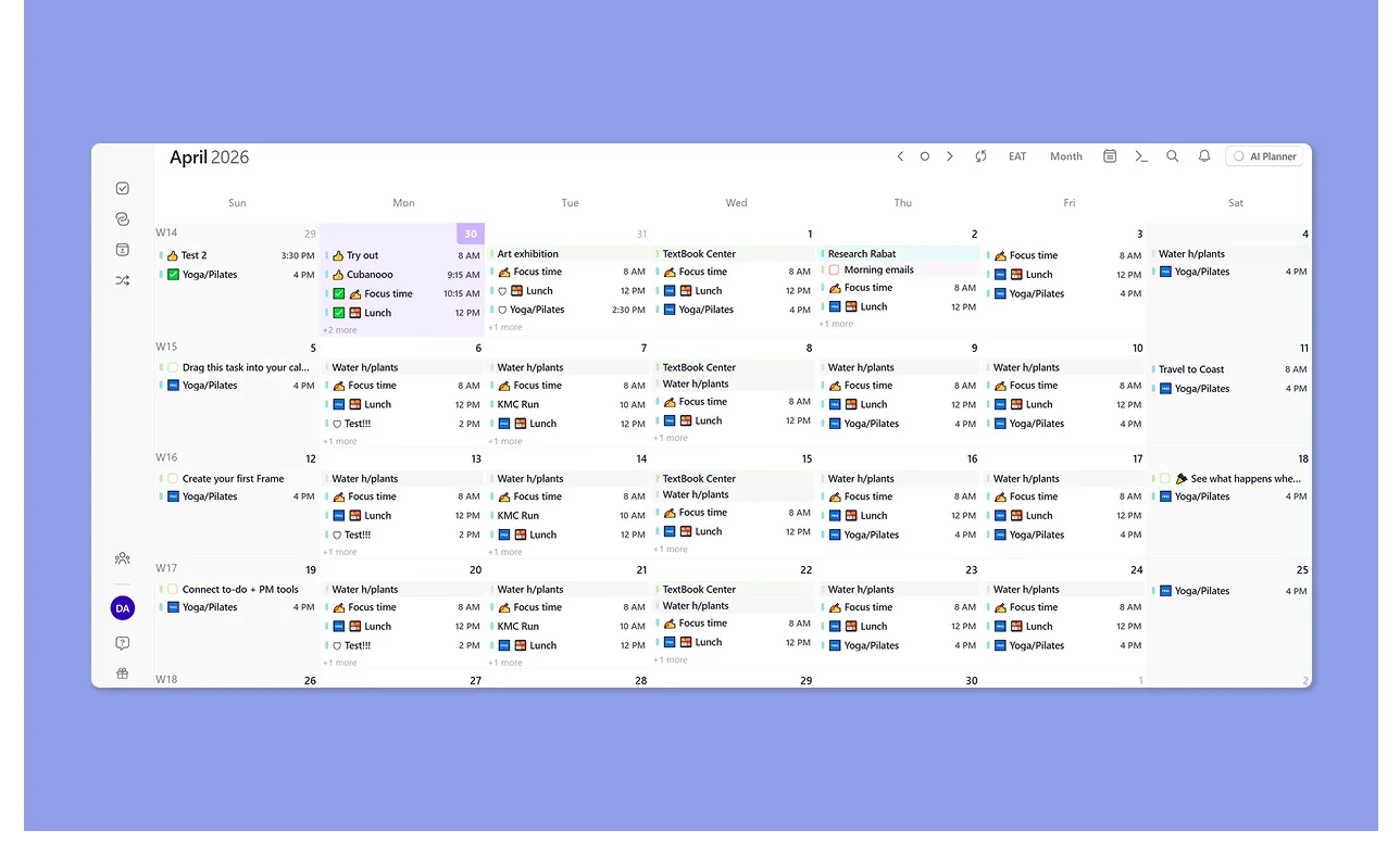 See Your Full Availability Without Switching Apps