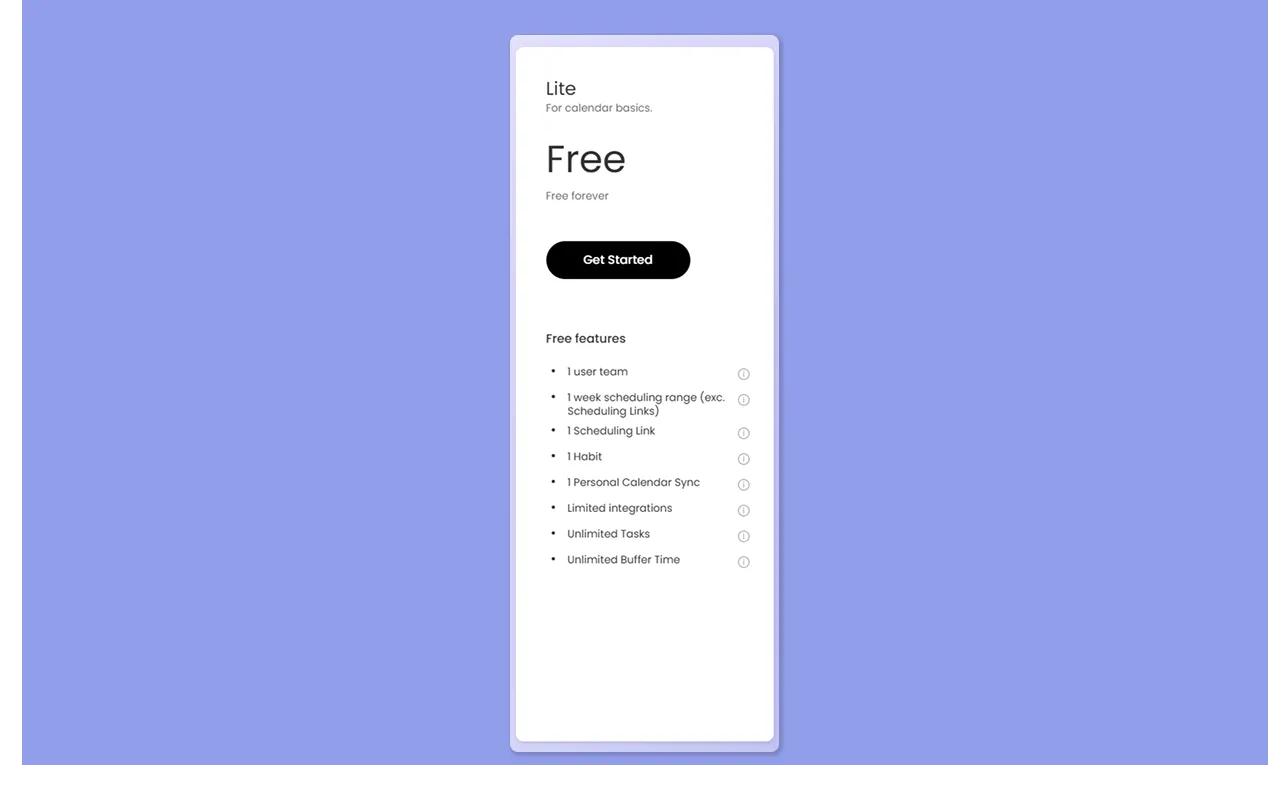 Reclaim AI Pricing Plans lite