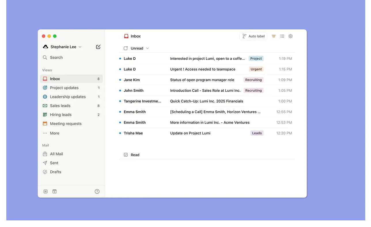 Notion Mail: For AI Email Organization Inside the Notion Ecosystem