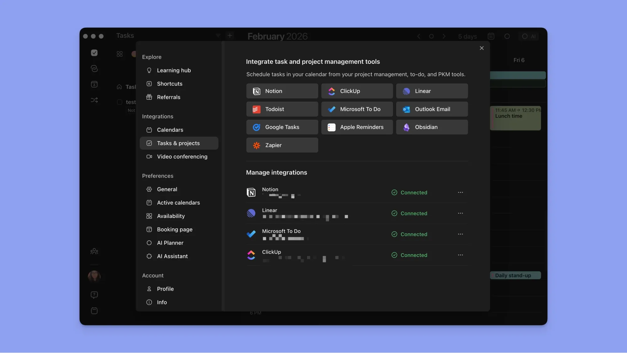 Morgen Key Features Task consilidation