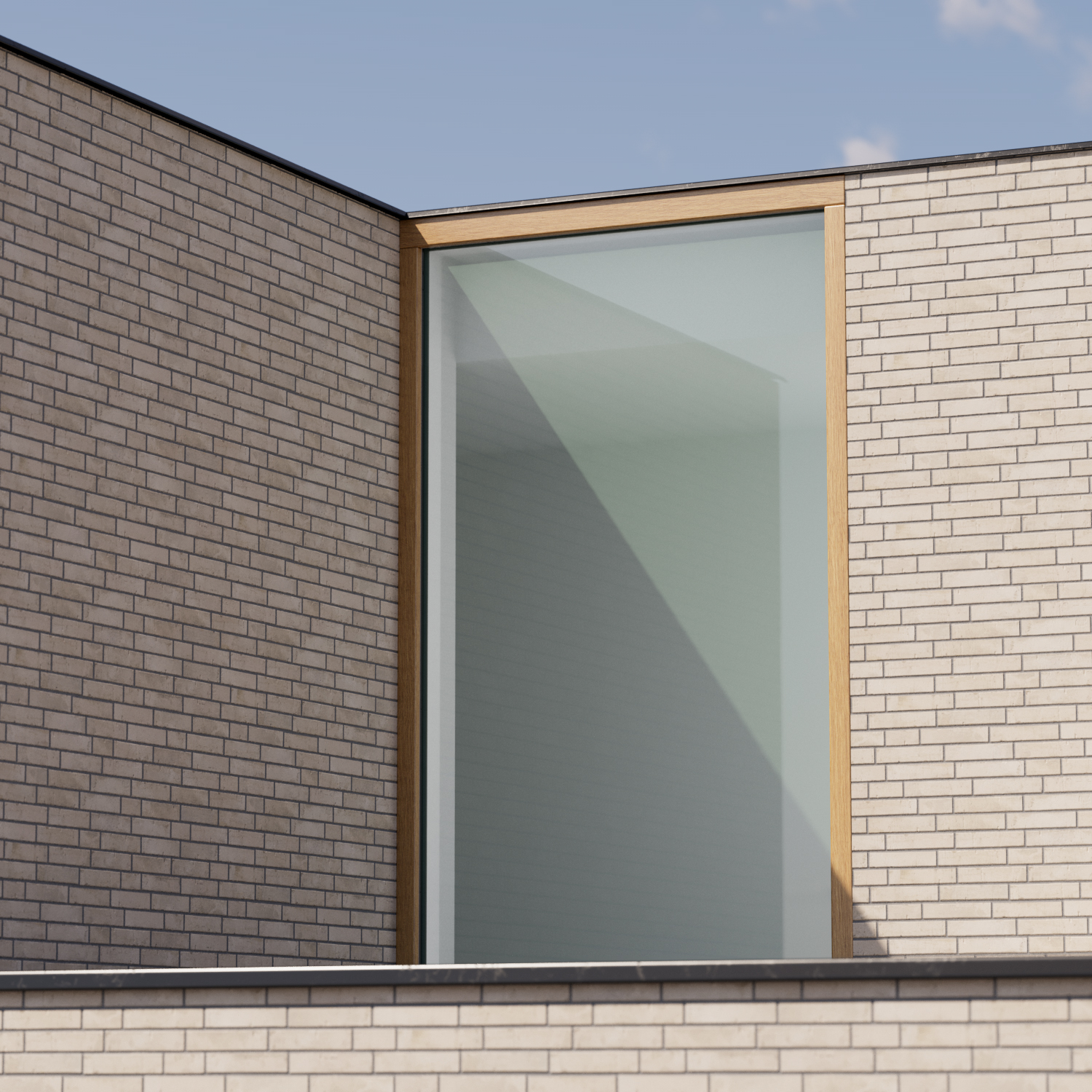 Modern facade with STO bricks