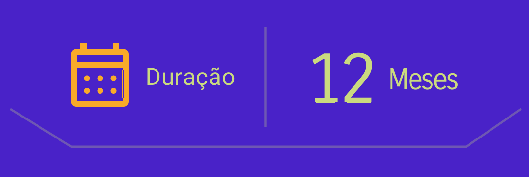 Duração de 3 semestres
