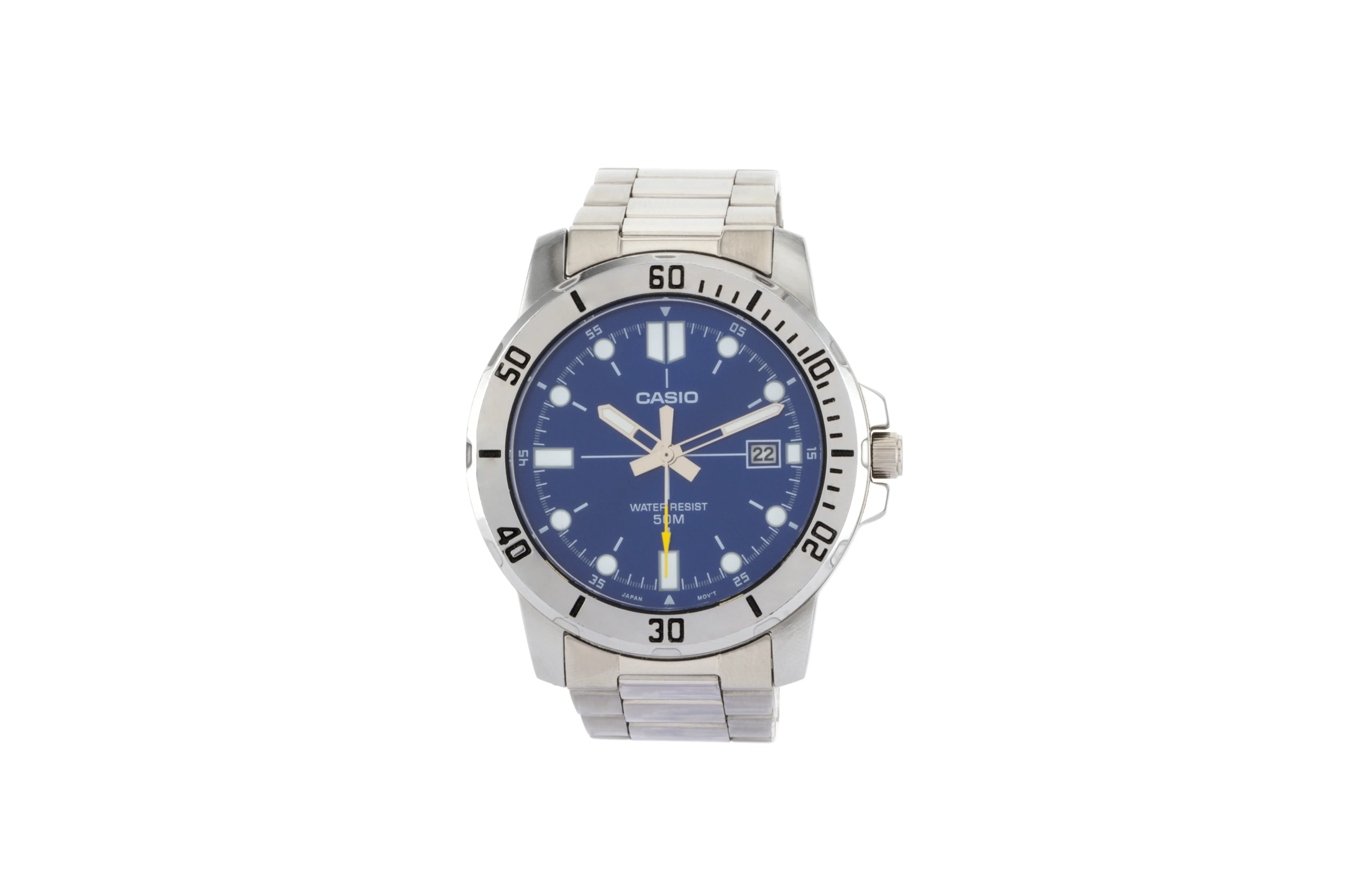 product photograph for casio hand watch