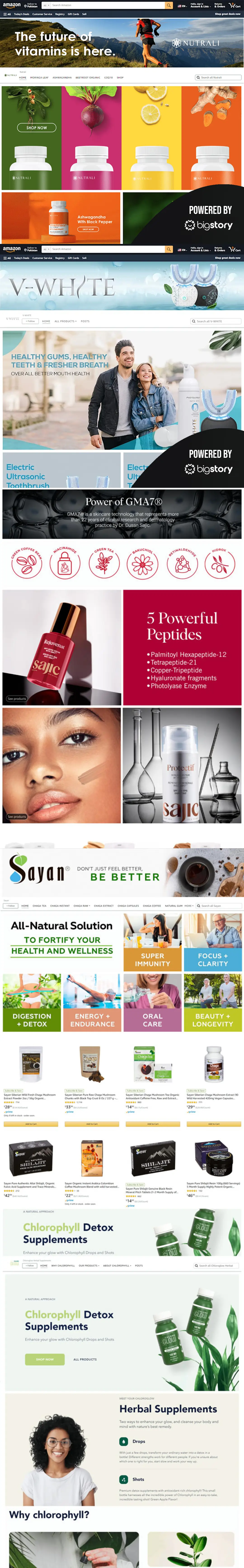 A collection of storefront designs