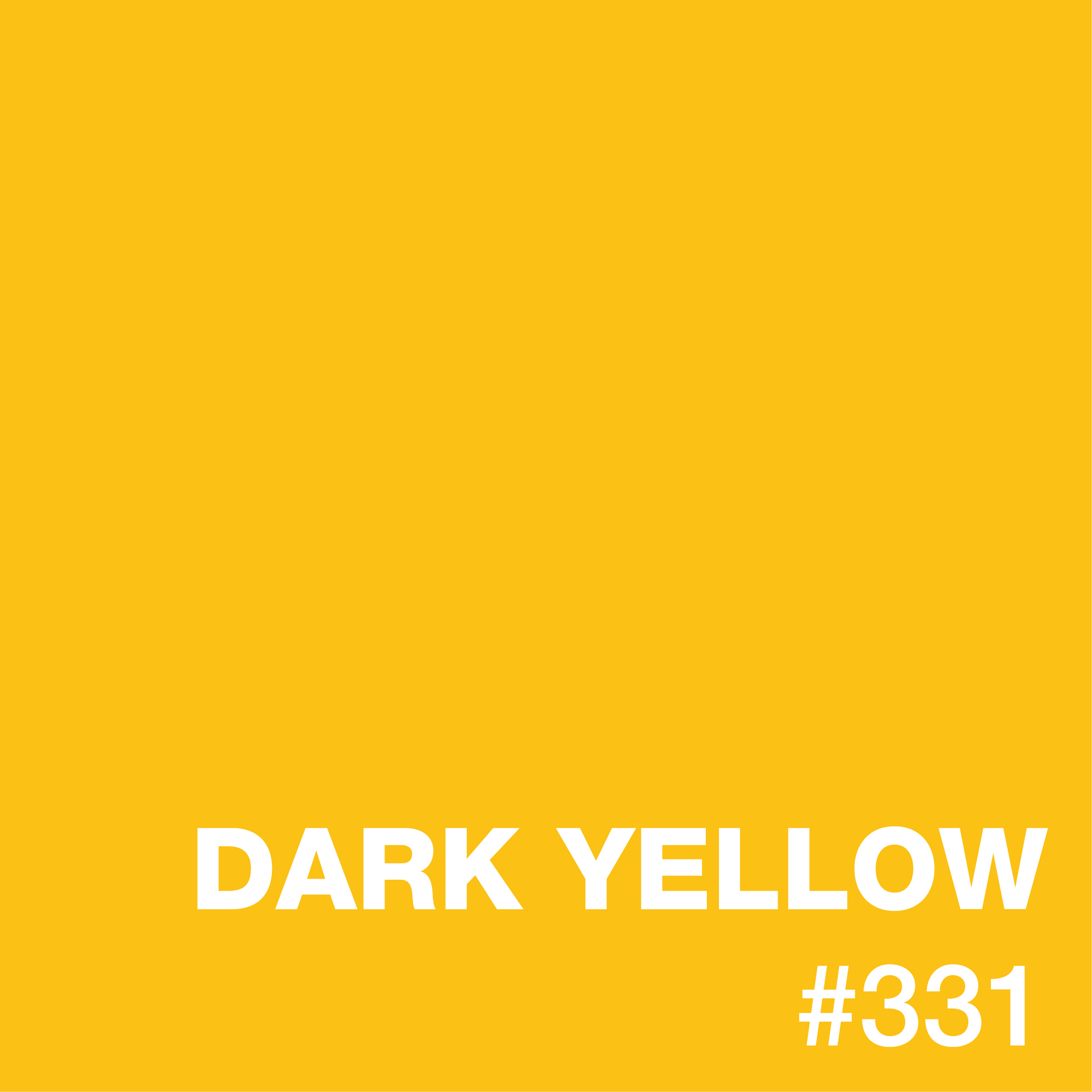 DARK YELLOW Standard Epoxy Flooring sample