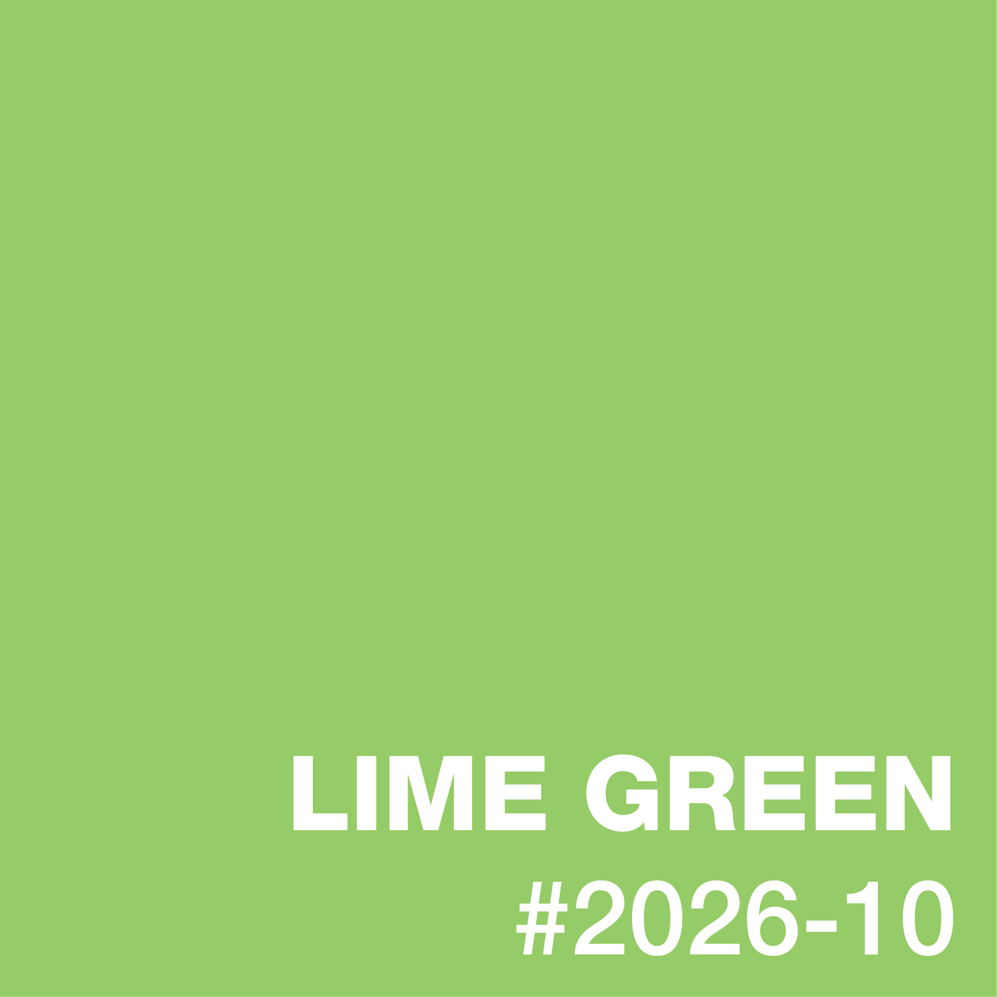 LIME GREEN Standard Epoxy Flooring sample