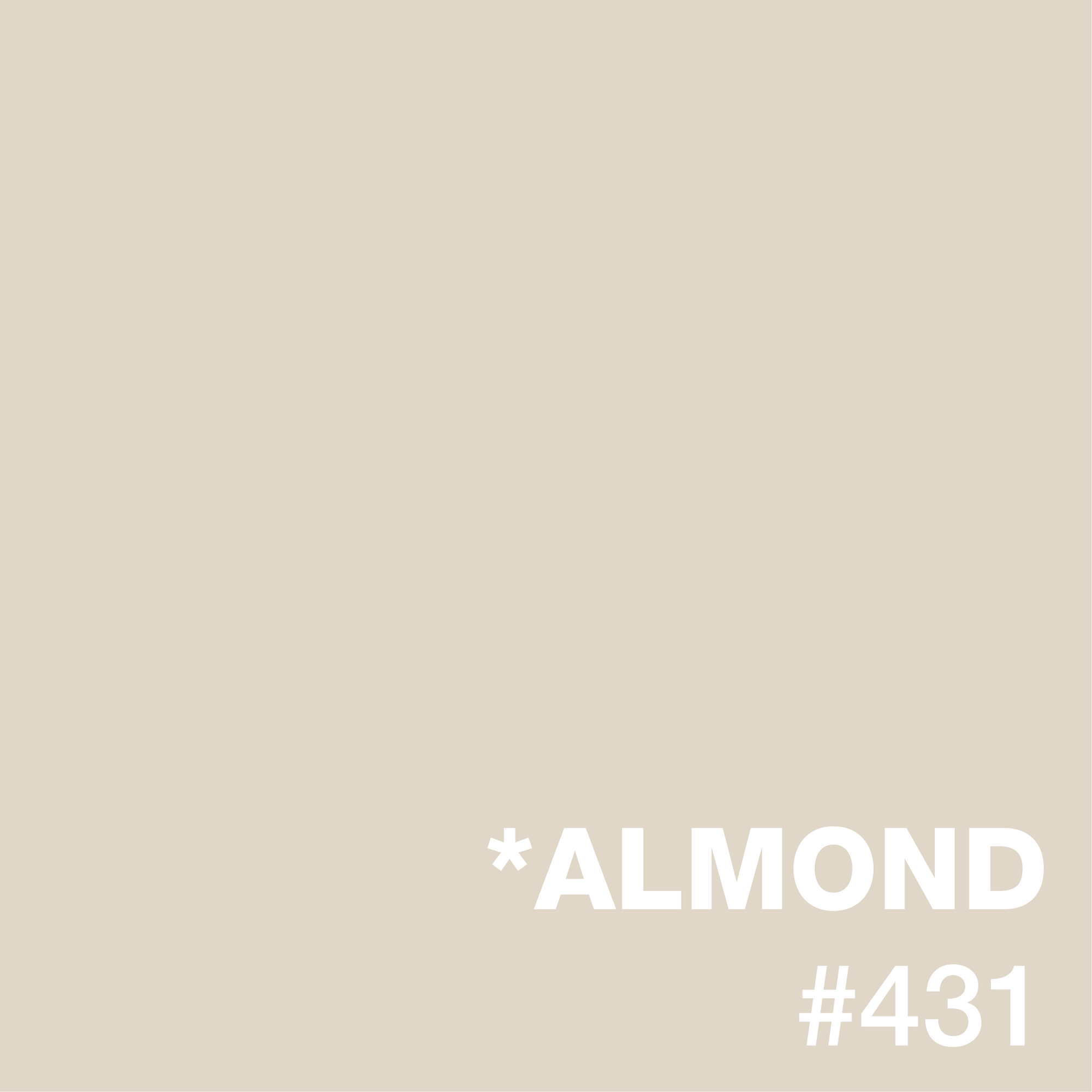 ALMOND Standard Epoxy Flooring sample