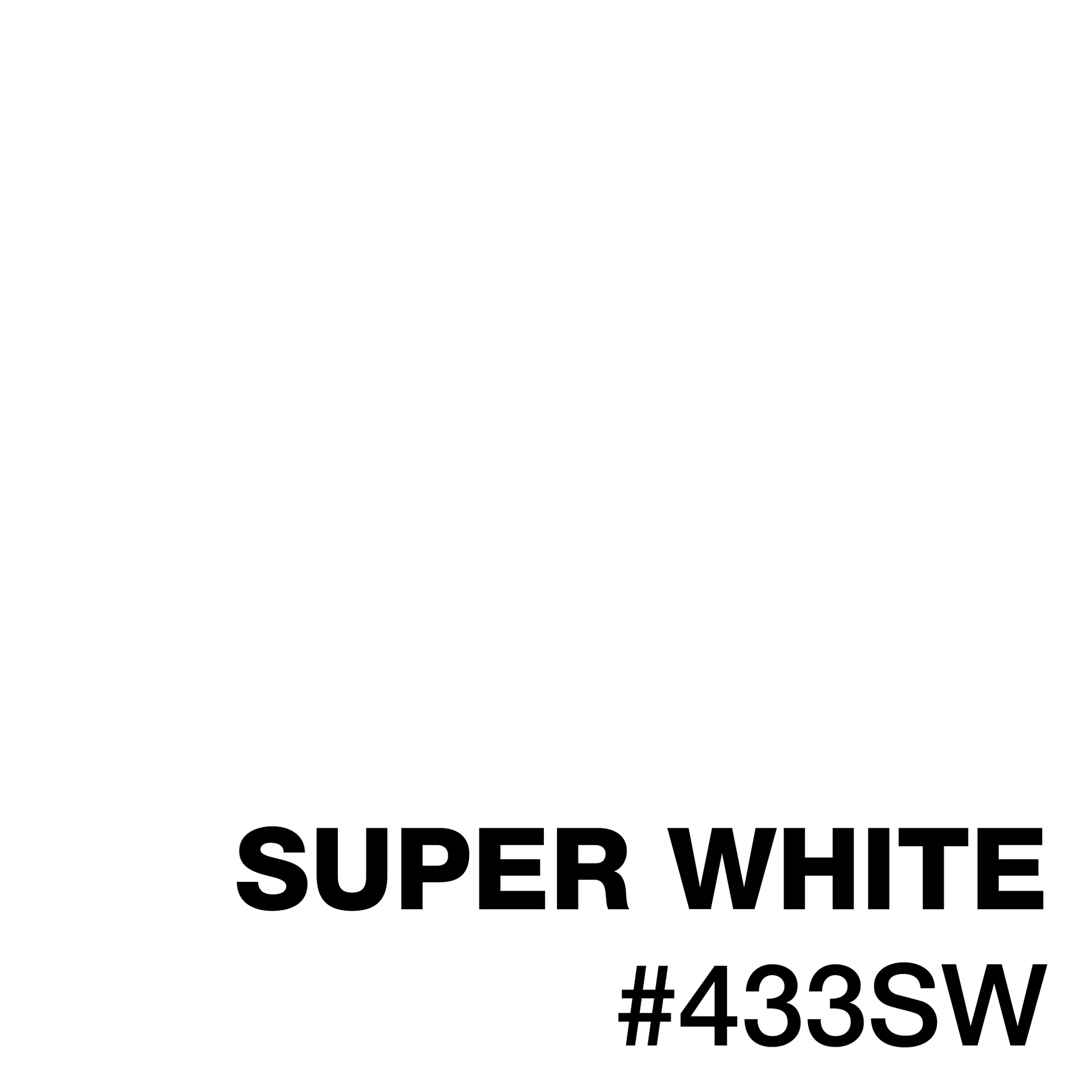 SUPER WHITE Standard Epoxy Flooring sample