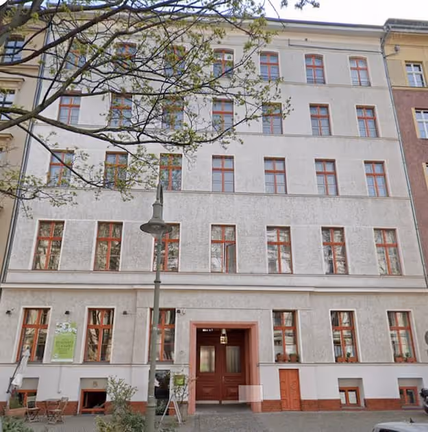 Teebergs Standort in der Kollwitzstraße 76 in Berlin Prenzlauer Berg