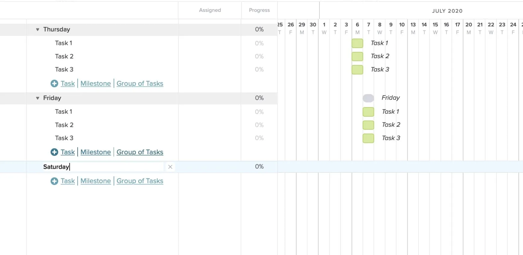 daily task assignment template