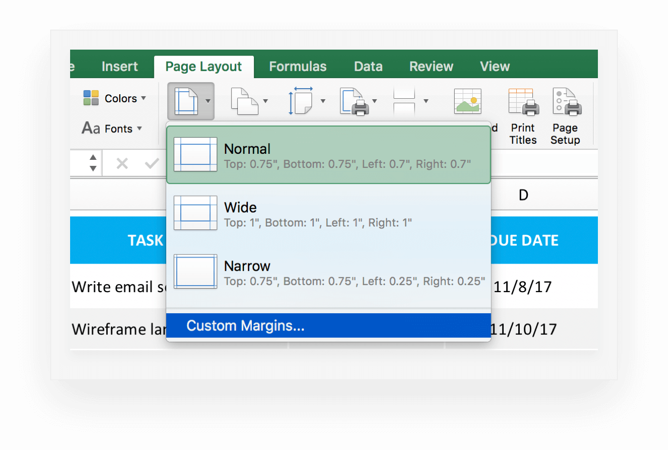 daily task assignment template