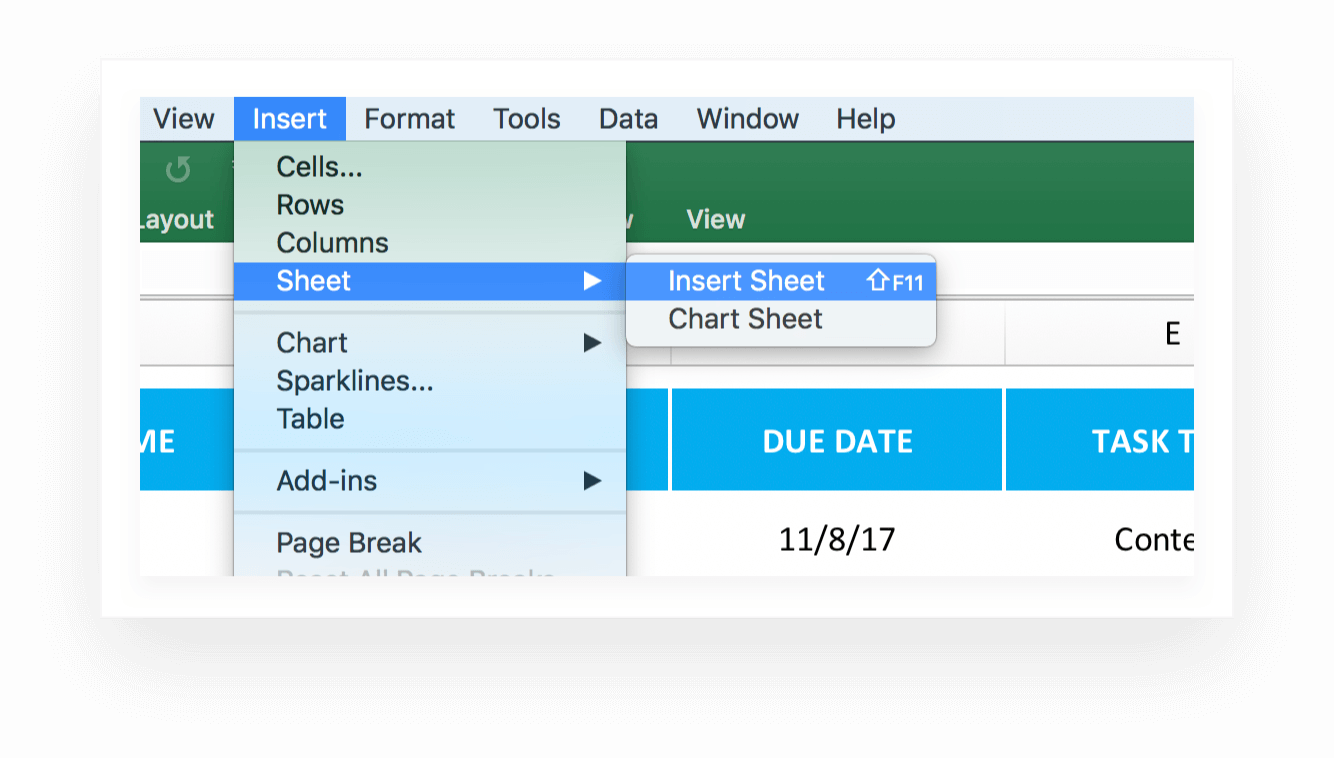 excel assignment tracker template