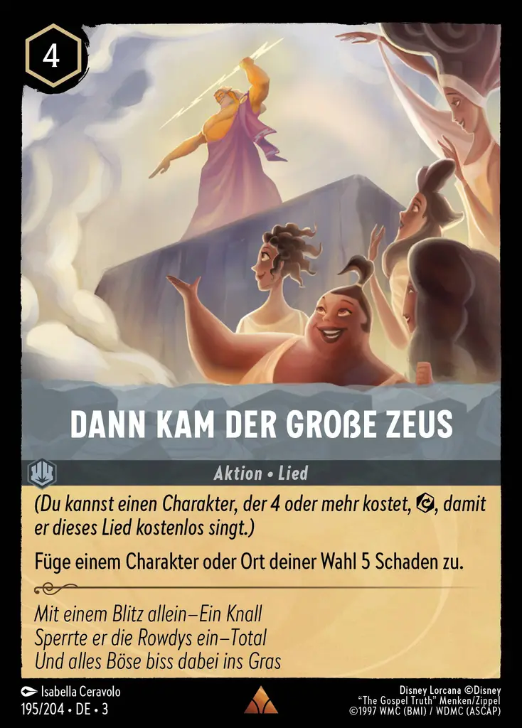 And then along came Zeus