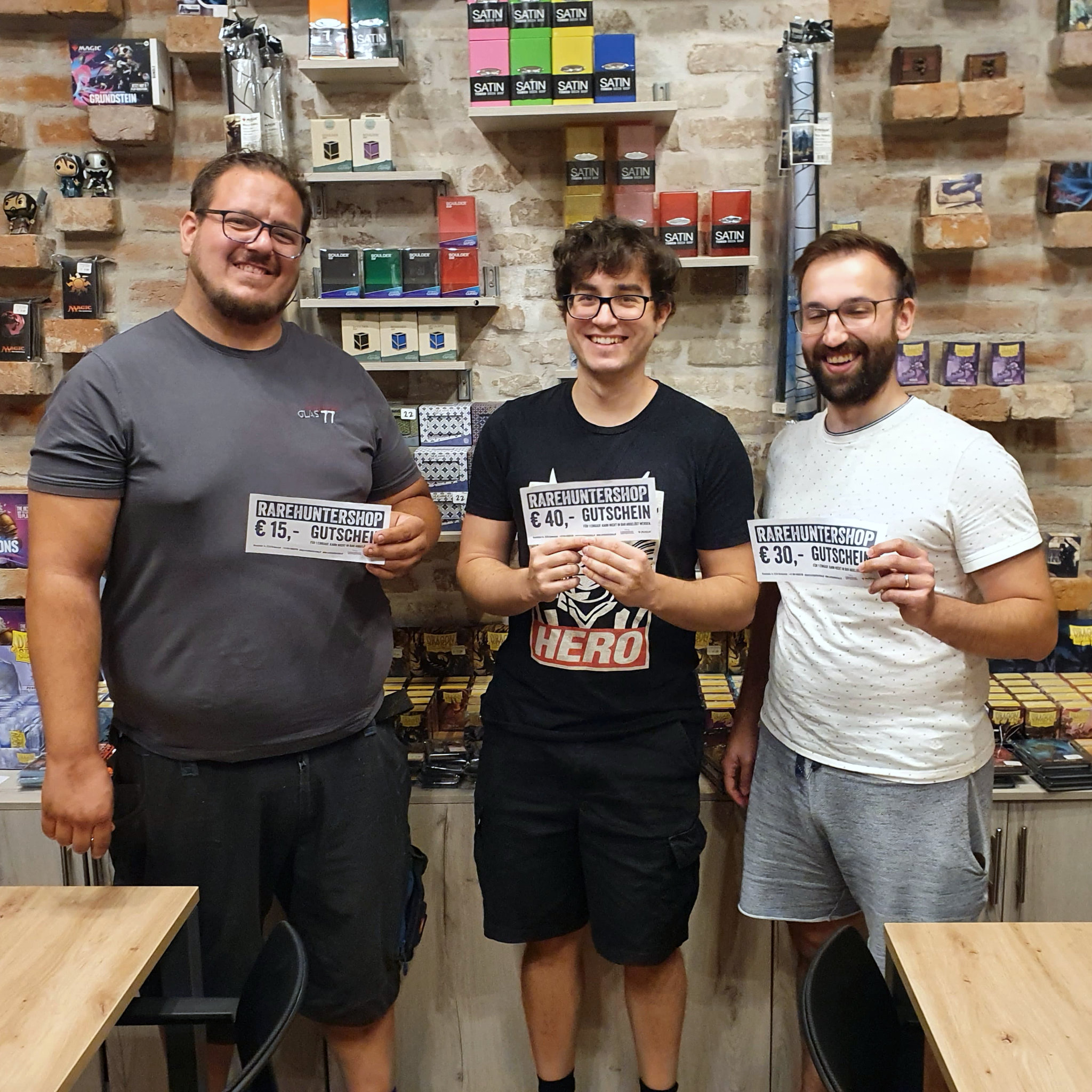 Thomas Angelmahr (3. Platz), Harald Schmid-Gaus (1. Platz), Michael Neuwirth (2. Platz)