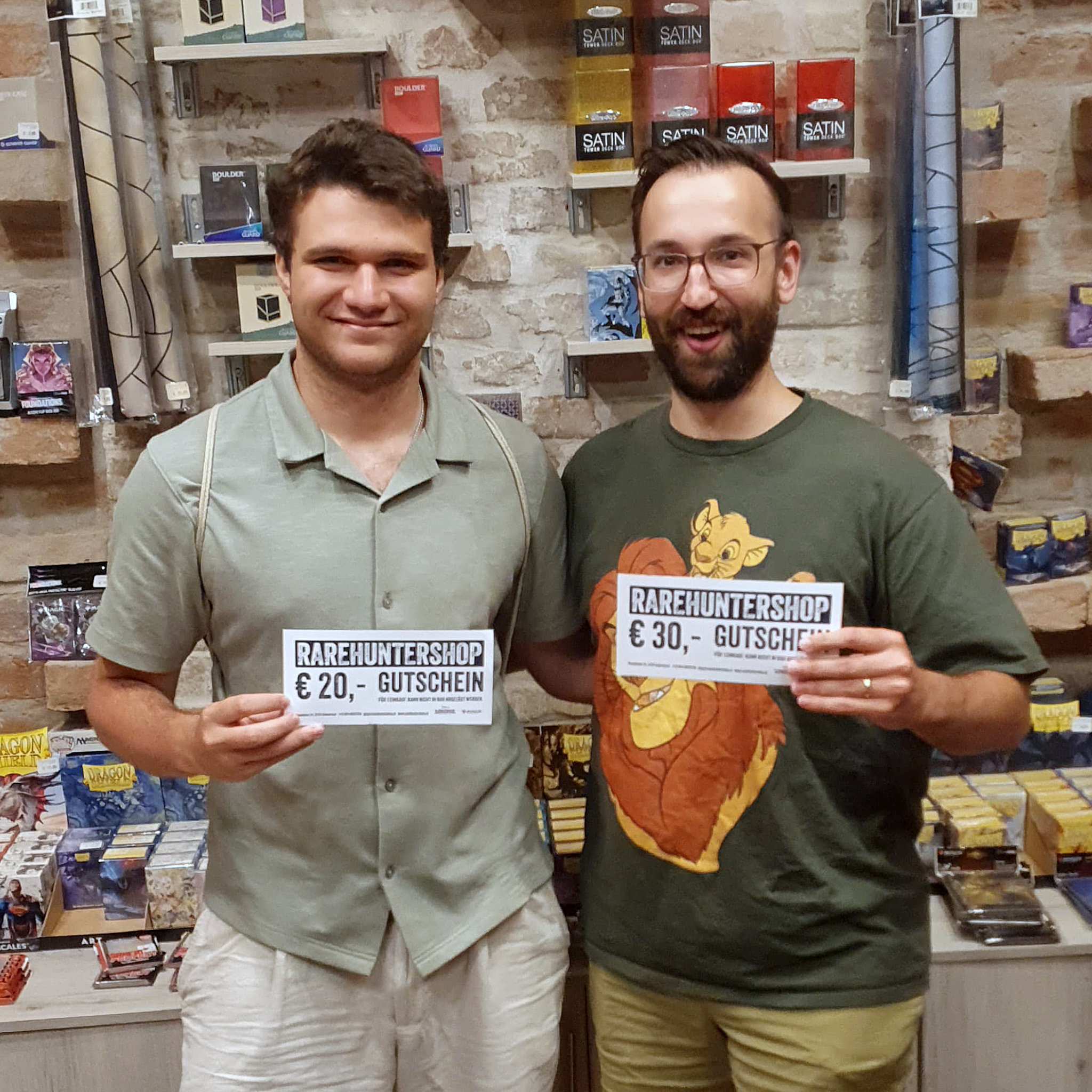 Nikolaus Flamm (3. Platz) und Michael Neuwirth (2. Platz)