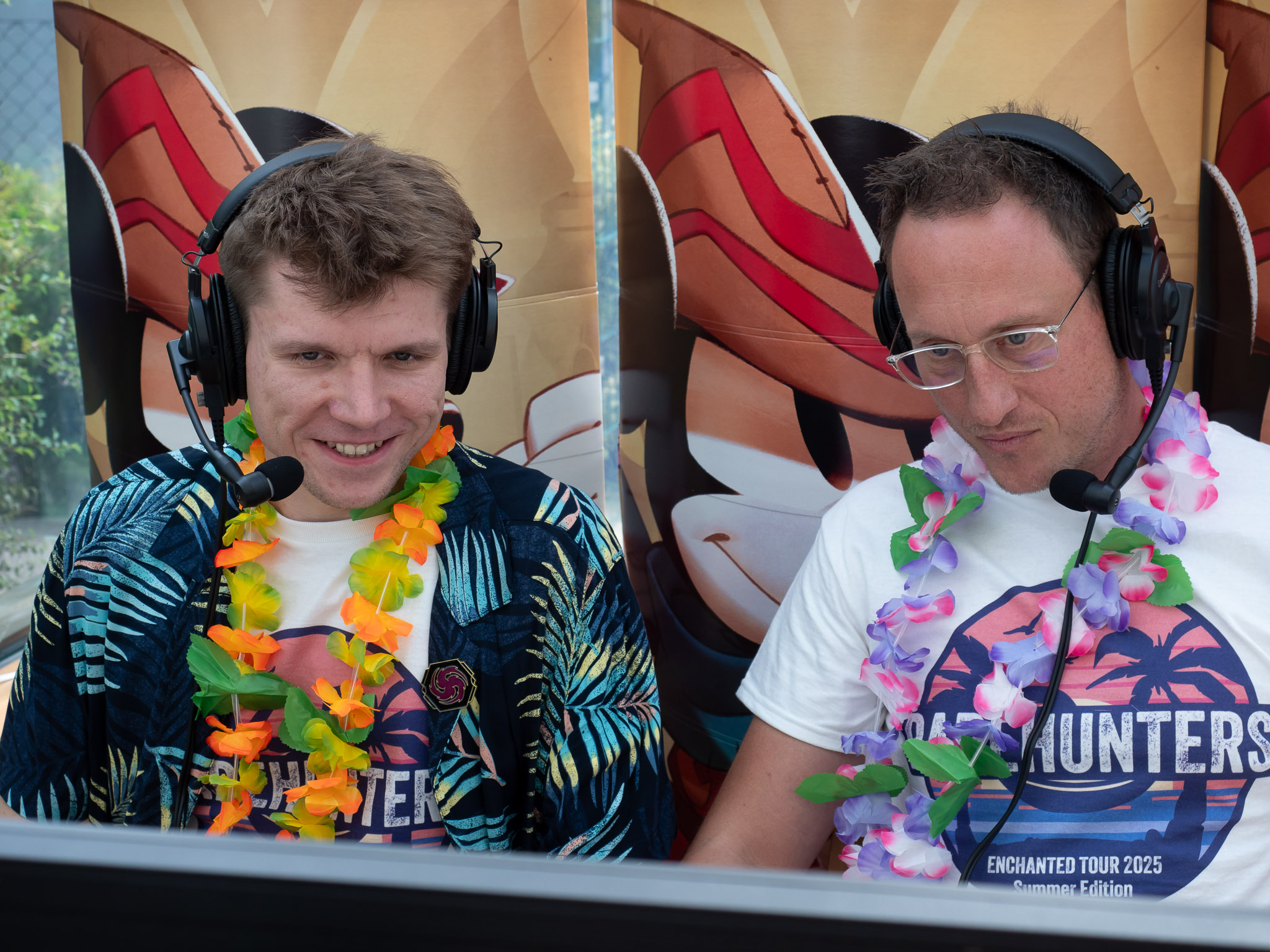 Das Caster-Team: Jacob Frank und Florian "Flokki" Berger