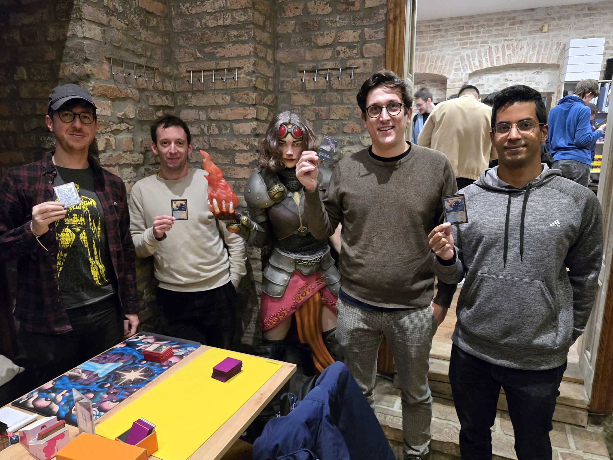 Top 4 (v.l.n.r.): Gerald Wurmauer, Aljoscha Ambrosch, Fabrizio Olmeda, Sajan Cherukad