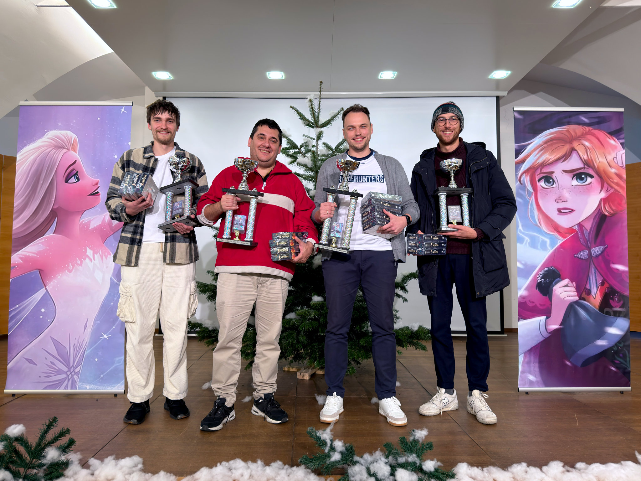Top 4: Kryštof Holomáč (3. Platz), Riccardo Picciafuochi (2. Platz), Christian Schwaighofer (1. Platz), Francesco Fabbrini (4. Platz)