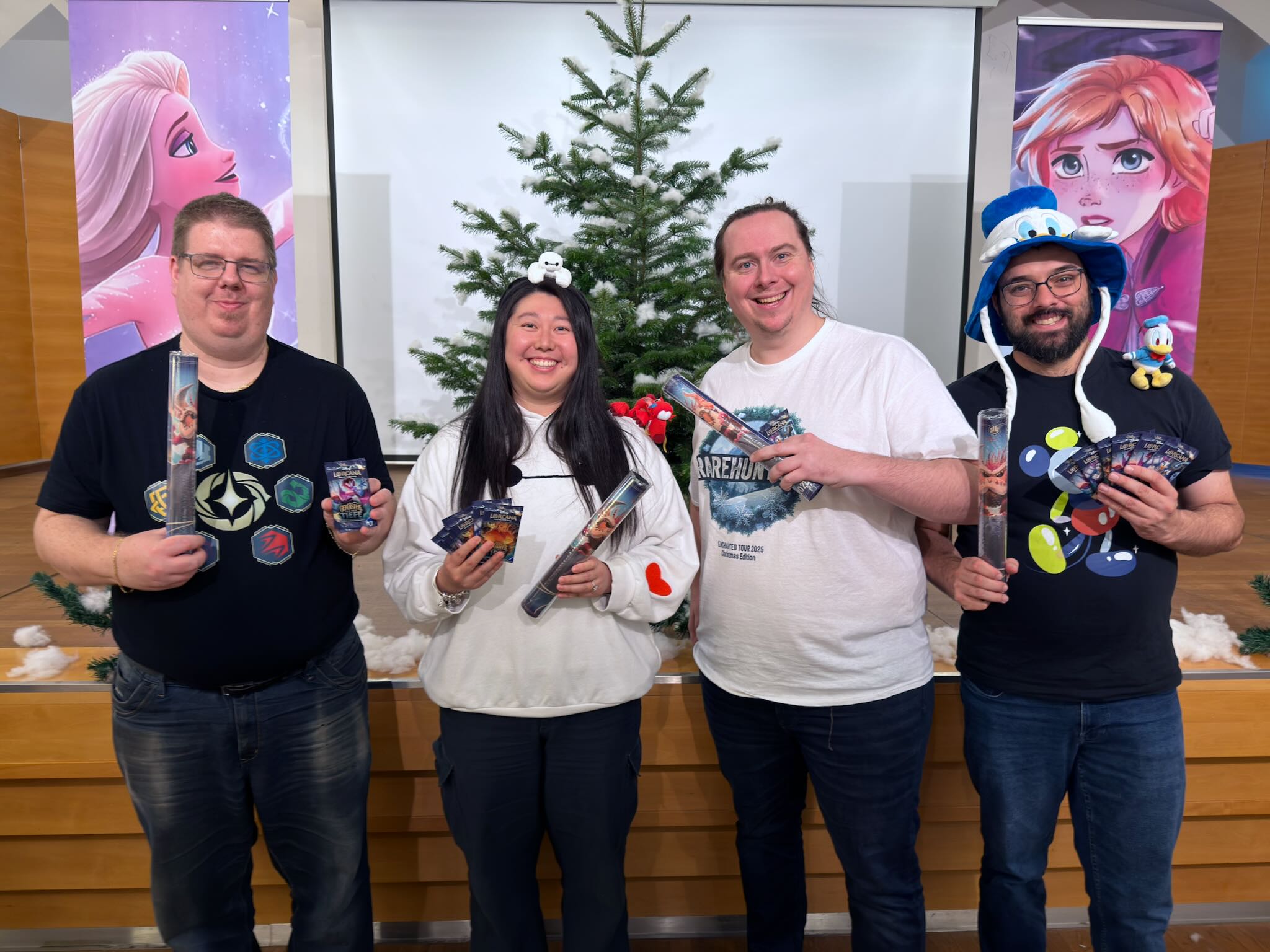 Big Core Constructed Top 4 (v.l.n.r.): Gergely Darday (3. Platz), Marcia Zeng (2. Platz), Martin Neichl (1. Platz), Ethan Taylor (4. Platz)