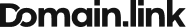 Domain.link logo in black text.