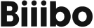 Biiibo brand logo in black lowercase letters.