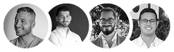 Islands AI team — four domain experts and serial entrepreneurs with two AI exits