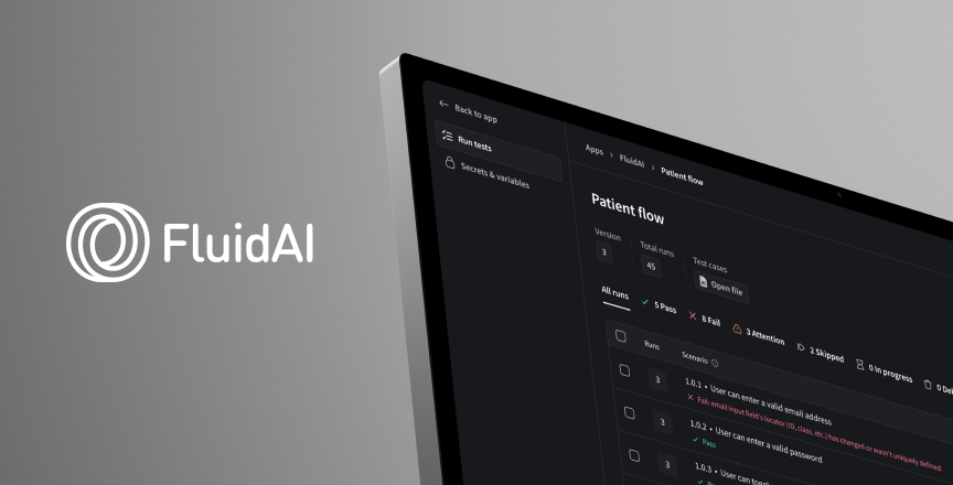 FluidAI case study hero image placeholder