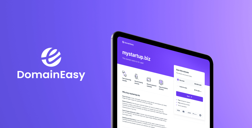 DomainEasy case study hero image placeholder