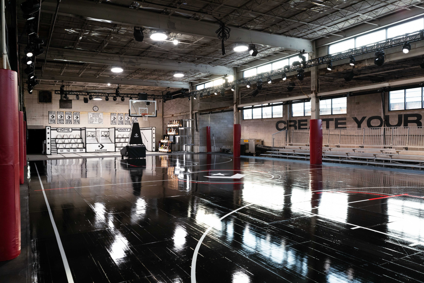 Immersive Converse NBA All-Star installation by Raw Cereal