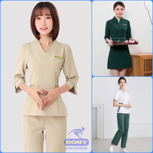 Xưởng may đồng phục nhân viên spa tại Bắc Ninh