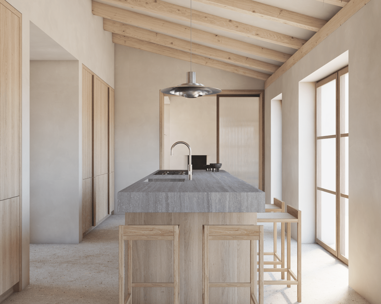 Moscari Finca Design Mallorca Eingang Interior Küche 2