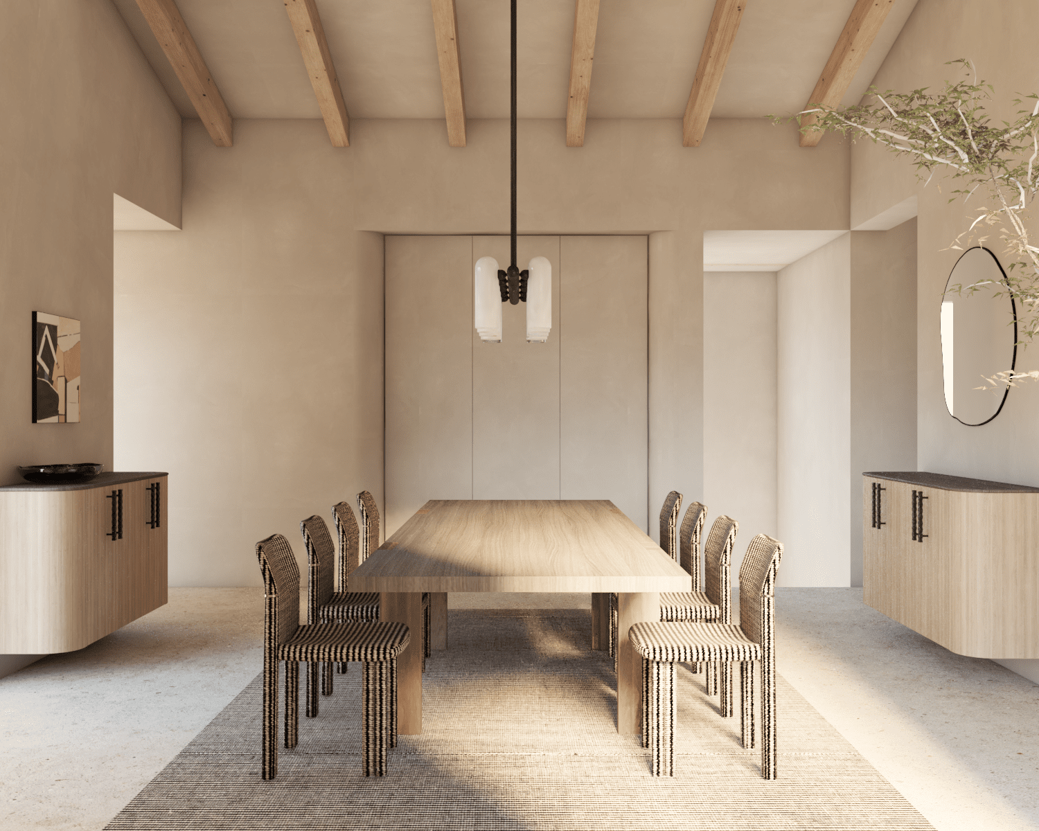 Moscari Finca Design Mallorca Eingang Interior Esszimmer