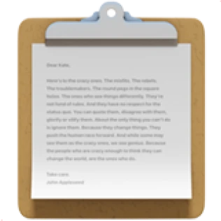 Emoji av ett anteckningsblock