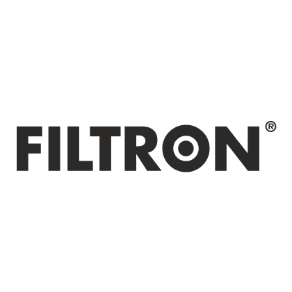 FILTRON brand name logo in bold black uppercase letters with a target symbol in the letter O.