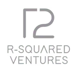R-Squared Ventures company logo featuring stylized R2 initials above the text.