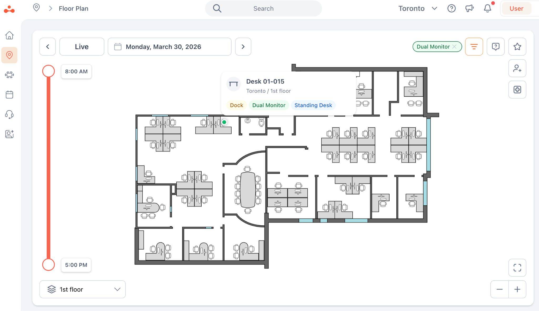 elia desk booking in Microsoft Teams