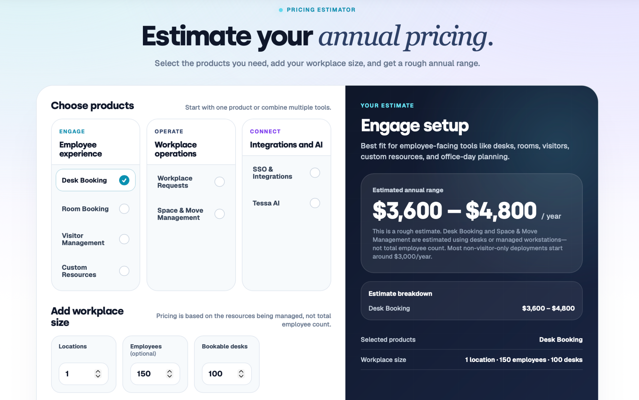 Tactic pricing