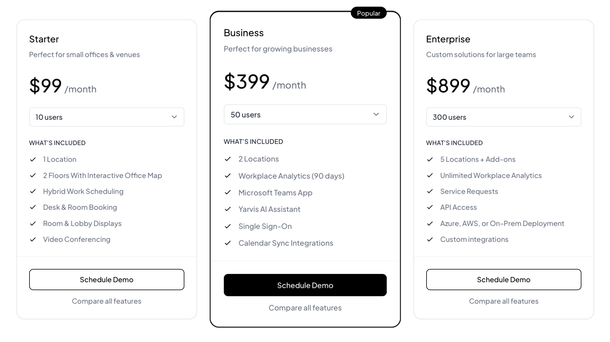 YAROOMS pricing