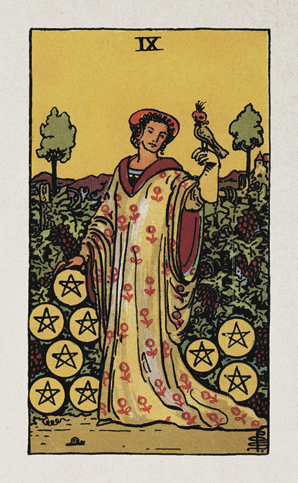 Nine of Pentacles