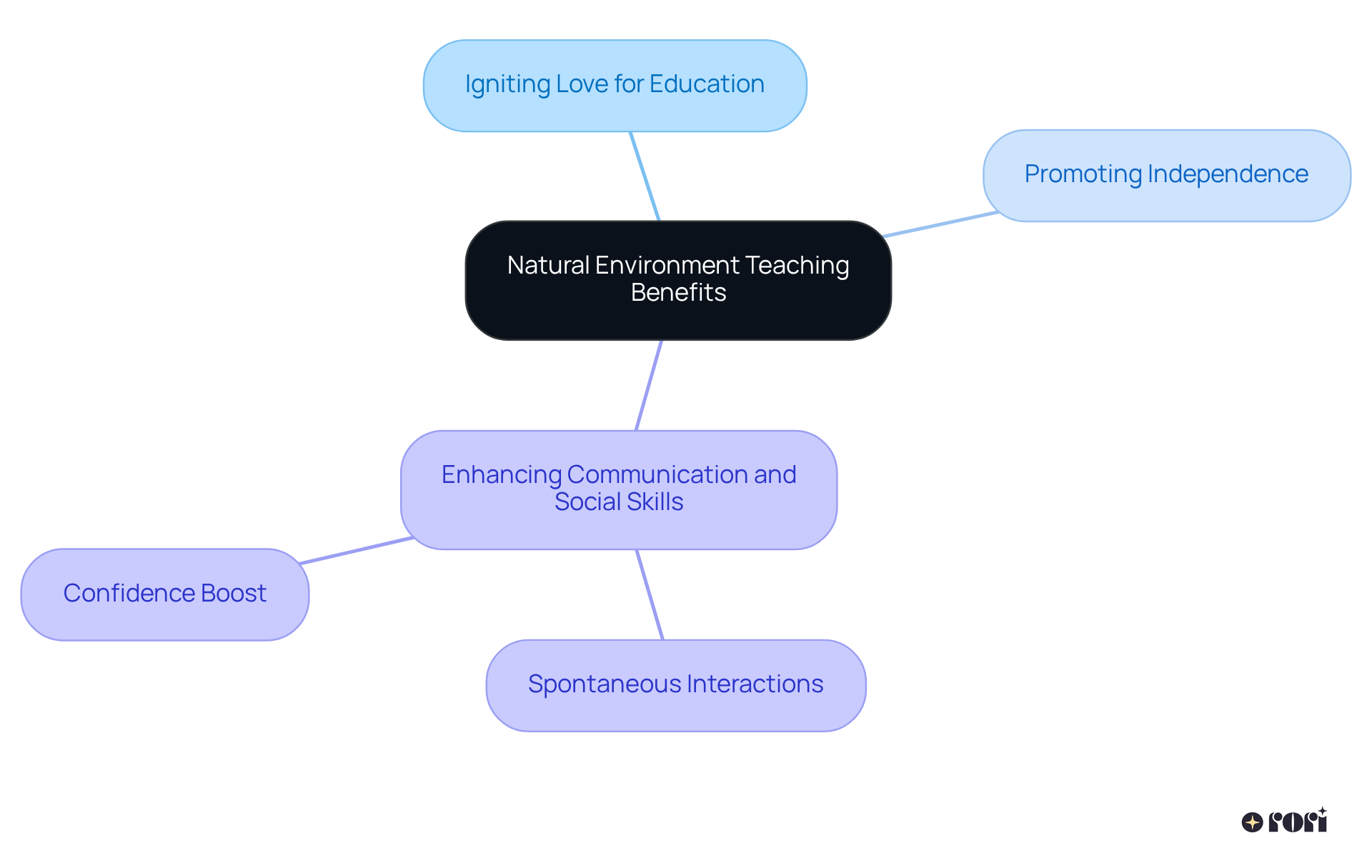 Start with the central idea of NET and follow the branches to discover its many benefits. Each branch shows how NET impacts children’s education and development, with examples to illustrate each point.