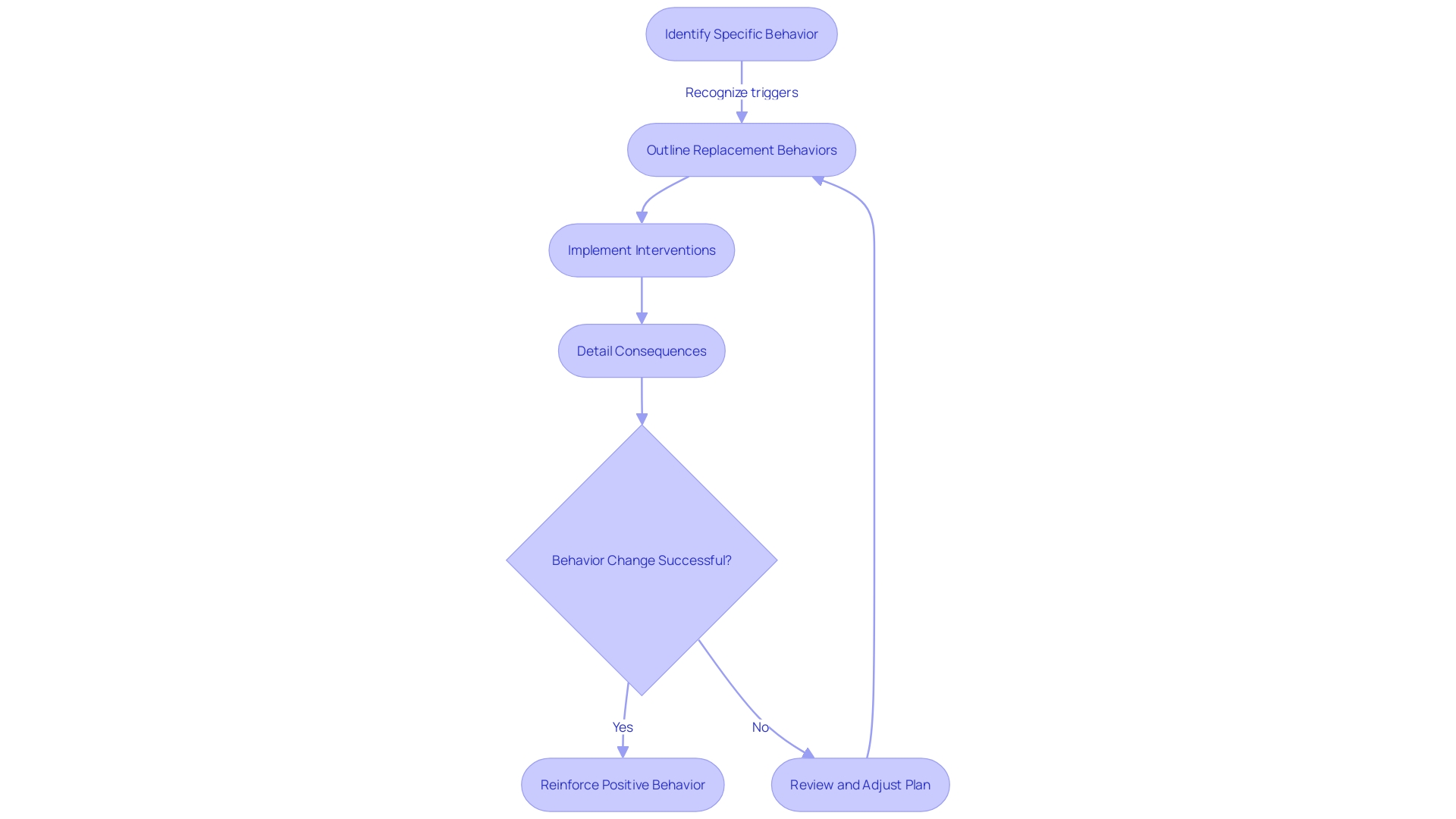 Behavior Intervention Plan Flowchart
