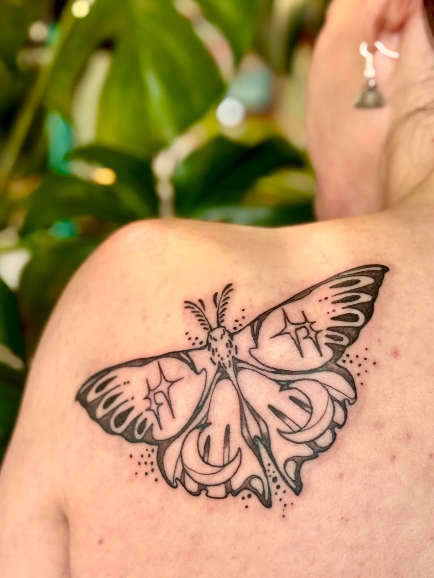 Moon Moth Tattoo
