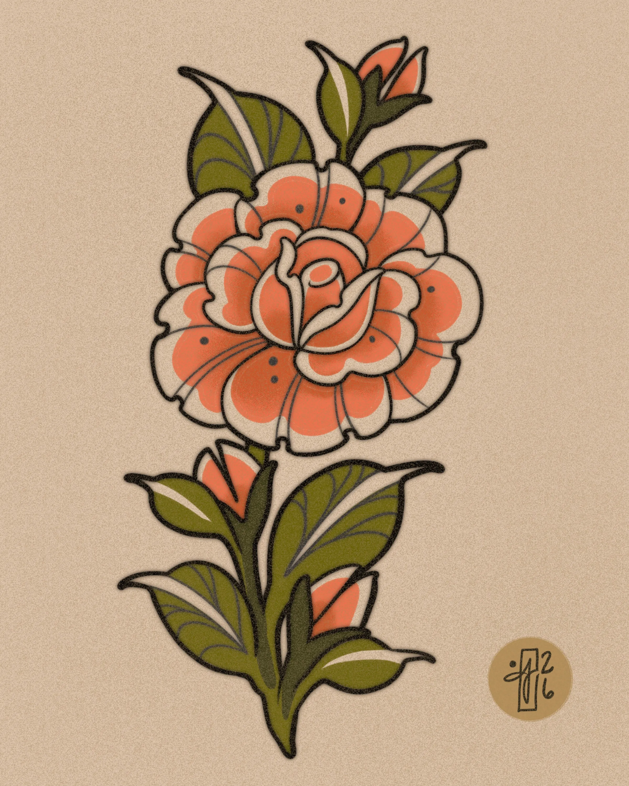 Peach Rose