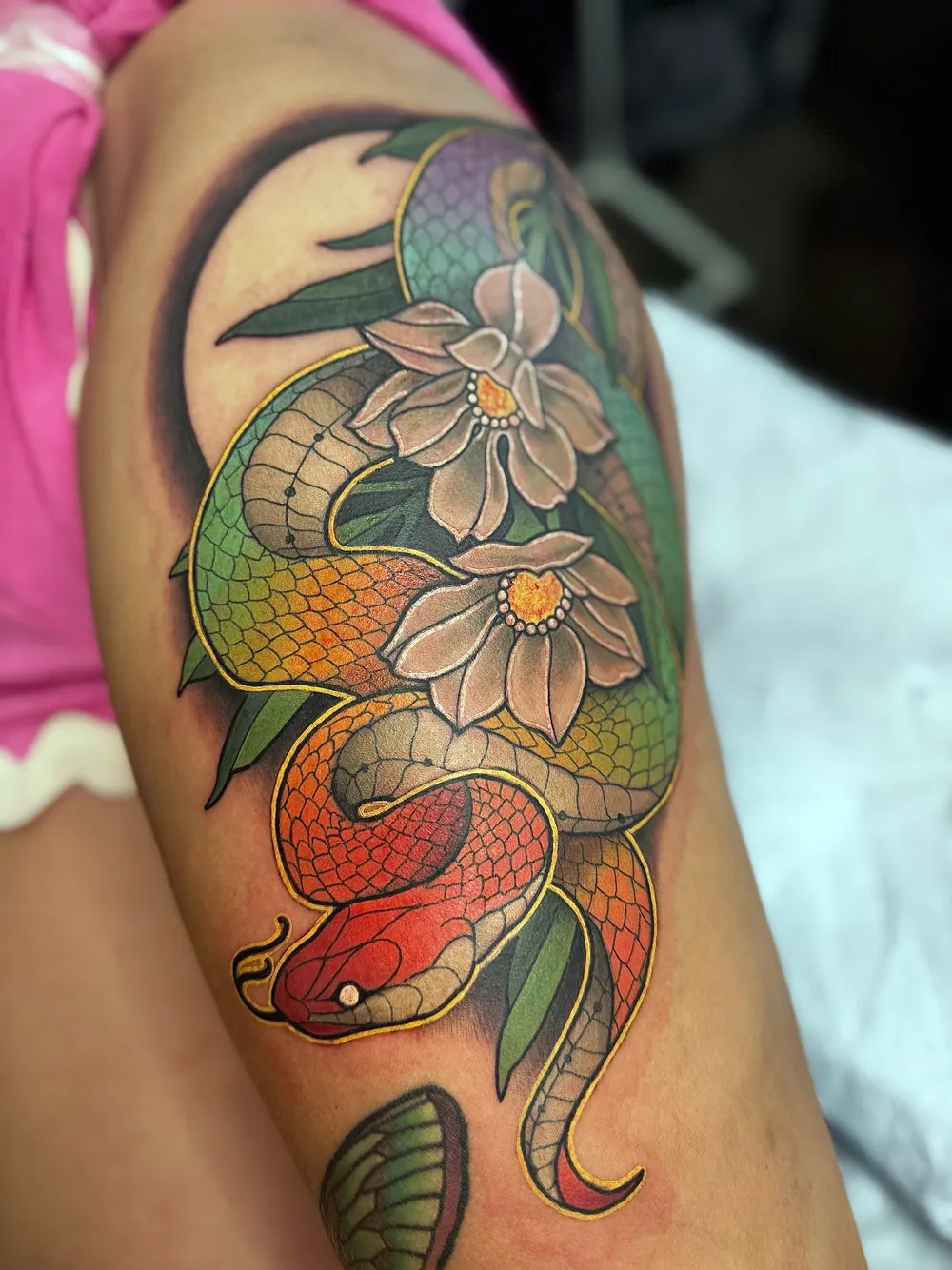 Rainbow Snake Tattoo