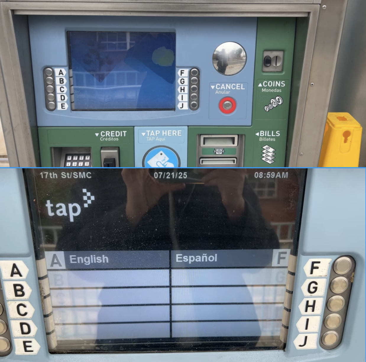 Lack of multilingual support and functionality with current Metro Kiosks.