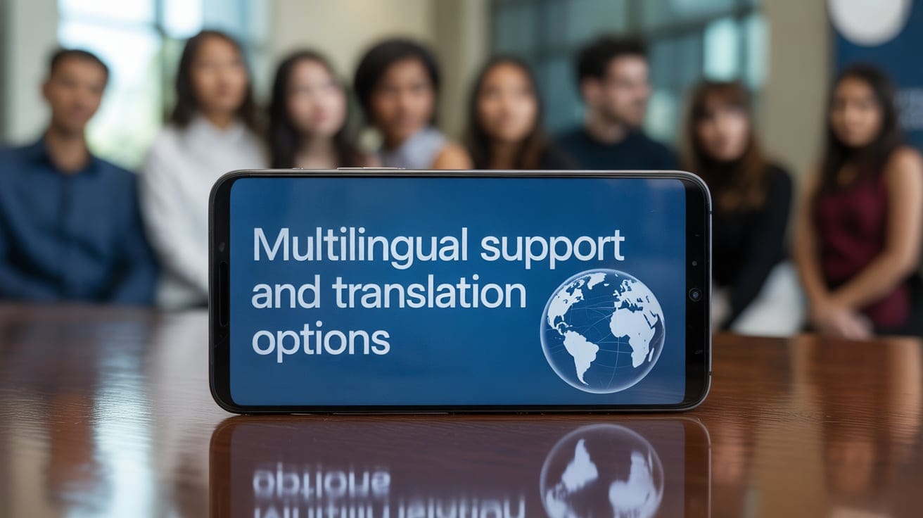 Multilingual Support and Translation Options