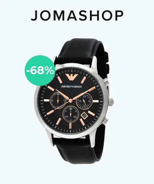 Emporio Armani Chronograph Quartz Black Dial Men's Watch