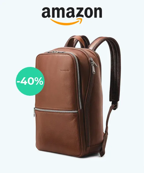 Samsonite Classic Leather Slim Backpack -40%